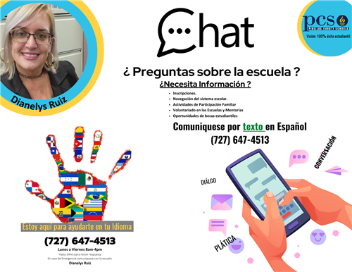 information to chat asking question about school